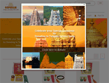 Tablet Screenshot of gopuramproducts.com